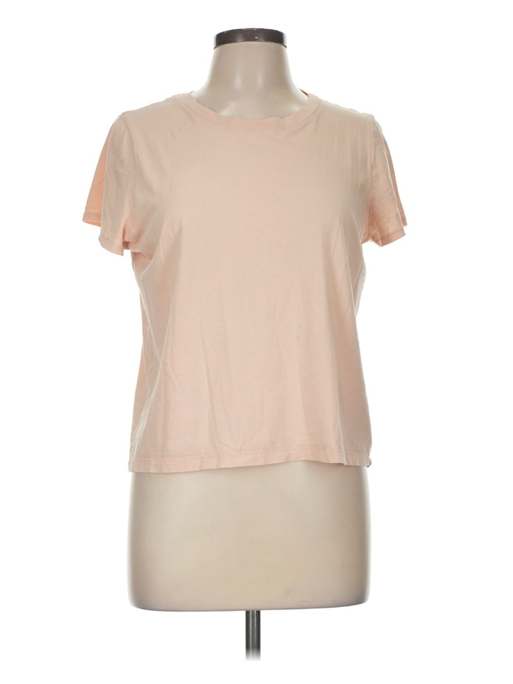 Madewell Crew Neck Short-Sleeved T-Shirt, Nude/Blush, Size M